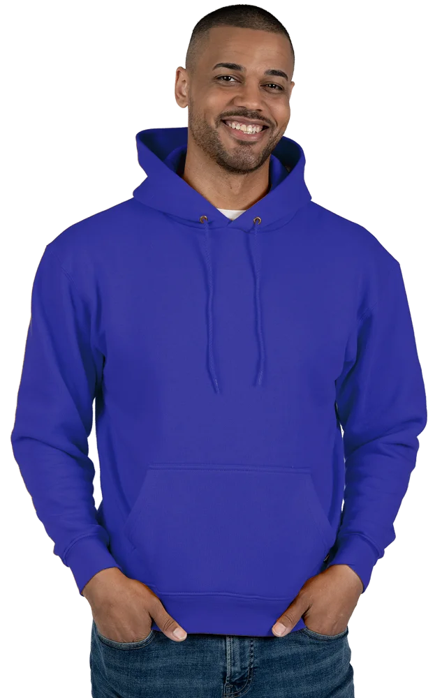 ADULT FLEECE PULLOVER HOODIE  -  ROYAL SMALL SOLID