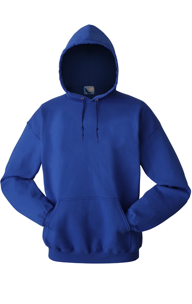 ADULT FLEECE PULLOVER HOODIE  -  ROYAL SMALL SOLID