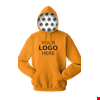 YOUR LOGO HERE FLEECE PULLOVER HOODIE GOLD 2 EXTRA LARGE SOLID