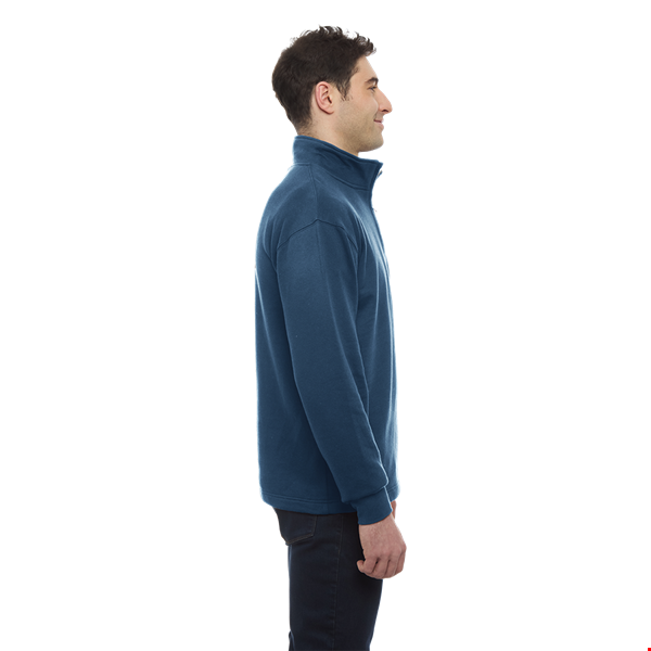 1/4 ZIP WESTPORT PULL OVER ESSENTIAL FLEECE NAVY 2 EXTRA LARGE SOLID