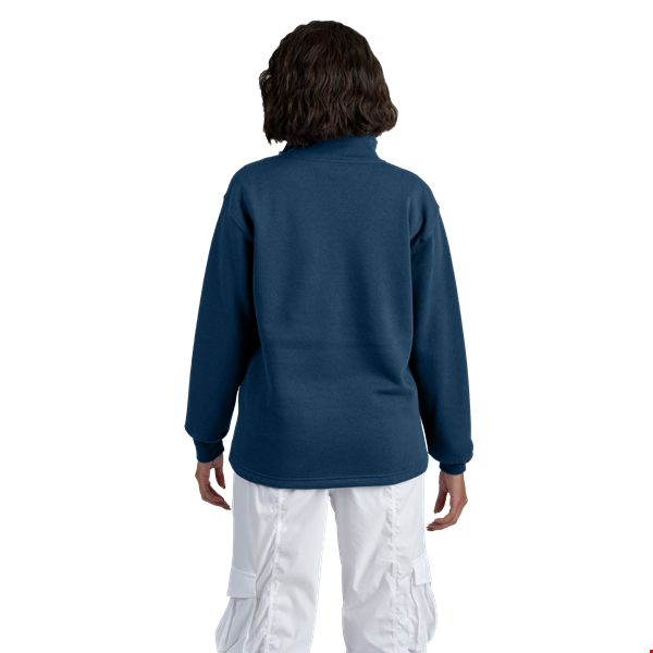 1/4 ZIP WESTPORT PULL OVER ESSENTIAL FLEECE NAVY 2 EXTRA LARGE SOLID