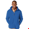 MENS POLAR FLEECE JACKET  -  BLUE 2 EXTRA LARGE SOLID