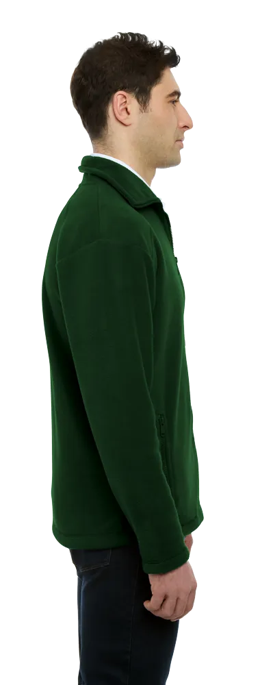 MENS POLAR FLEECE JACKET  -  HUNTER 2 EXTRA LARGE SOLID