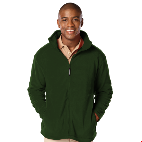 MENS POLAR FLEECE JACKET  -  HUNTER 2 EXTRA LARGE SOLID