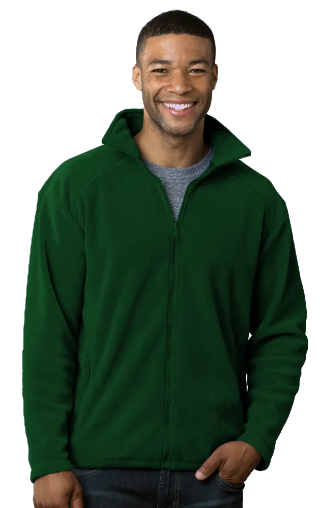 MENS POLAR FLEECE JACKET  -  HUNTER 2 EXTRA LARGE SOLID