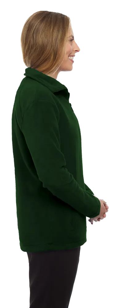 ADULT POLAR FLEECE L/S 1/2 ZIP PULLOVER  -  HUNTER 2 EXTRA LARGE SOLID