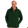 ADULT POLAR FLEECE L/S 1/2 ZIP PULLOVER  -  HUNTER 2 EXTRA LARGE SOLID