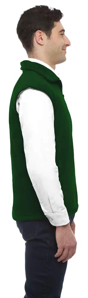 ADULT POLAR FLEECE SLEEVELESS VEST  -  HUNTER 2 EXTRA LARGE SOLID