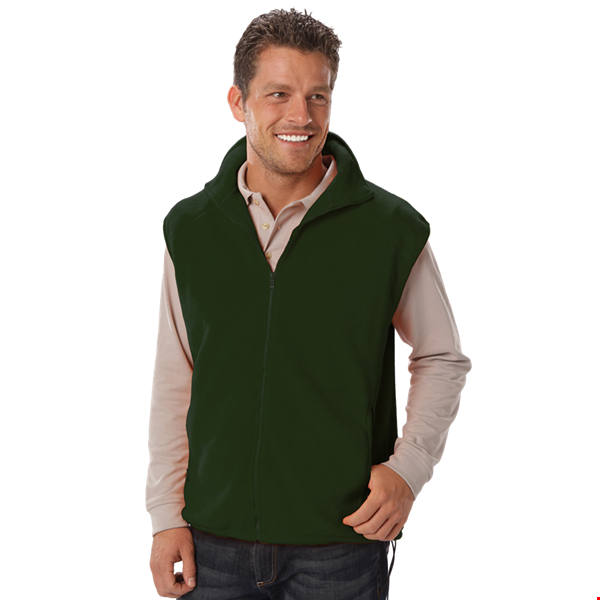 ADULT POLAR FLEECE SLEEVELESS VEST  -  HUNTER 2 EXTRA LARGE SOLID