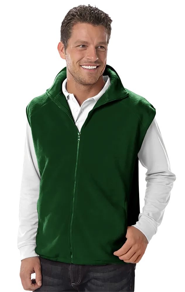 ADULT POLAR FLEECE SLEEVELESS VEST  -  HUNTER 2 EXTRA LARGE SOLID
