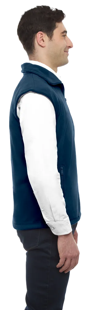 ADULT POLAR FLEECE SLEEVELESS VEST  -  NAVY 2 EXTRA LARGE SOLID