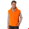 ADULT POLAR FLEECE SLEEVELESS VEST CO - ORANGE 2 EXTRA LARGE SOLID