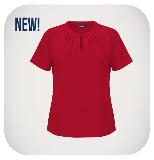 BG6012 Keyhole Blouse